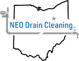 northeast-ohio-drain-cleaning Logo of NEO Drain Cleaning, LLC, featuring an outline of the state of Ohio with the company name in blue text across the center.