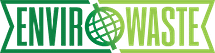 Envirowaste-Logo Envirowaste logo featuring a green and light green color scheme with the company name in stylized text and a leaf design.