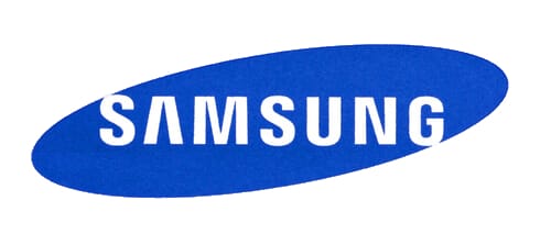 Samsung logo.